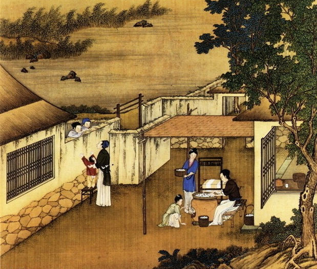 典藏 二十四节气古画——沾花如雪美文网